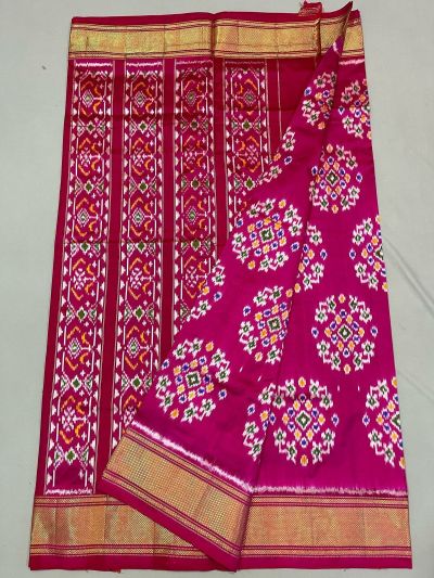 PUSNIDSS5A09NDCD04- Ikat silk saree