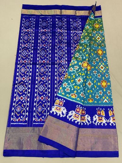 PUSNIDSS5A09NDCD05- Ikat silk saree