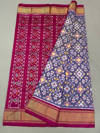 PUSNIDSS5A09NDCD06- Ikat silk saree
