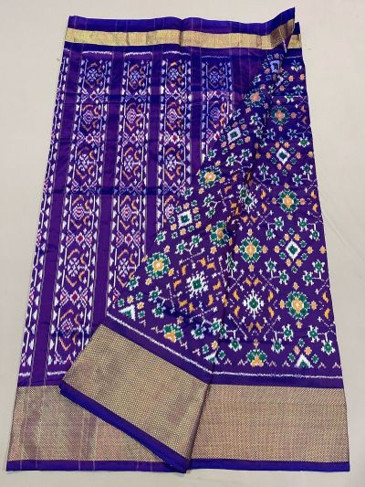 PUSNIDSS5A09NDCD07- Ikat silk saree