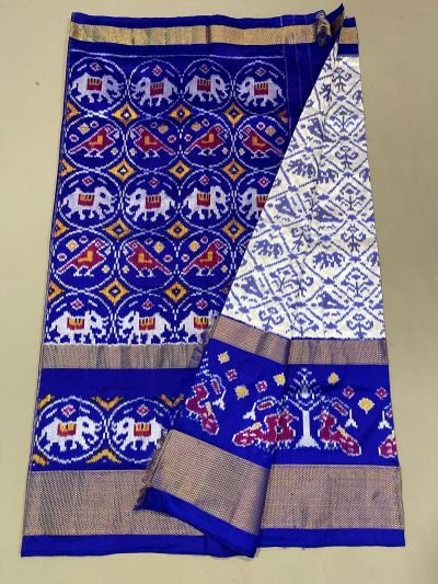 PUSNIDSS5A09NDCD11- Ikat silk saree