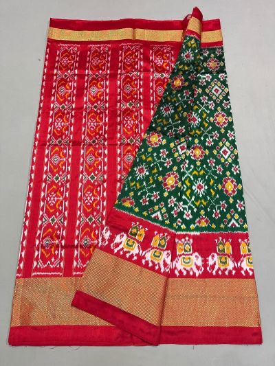 PUSNIDSS5A09NDCD12- Ikat silk saree