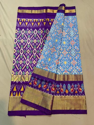 PUSNIDSS5A09NDCD15- Ikat silk saree