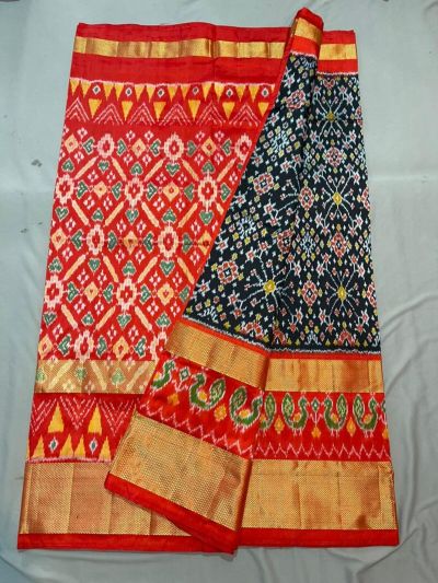 PUSNIDSS5A09NDCD21- Ikat silk saree
