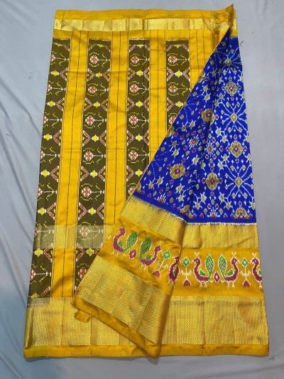 PUSNIDSS5A09NDCD23- Ikat silk saree