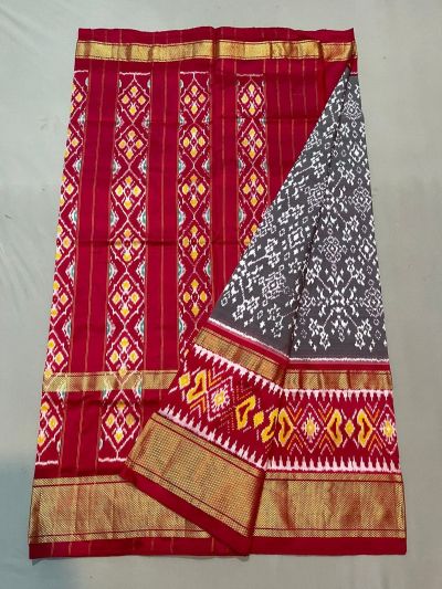 PUSNIDSS5A09NDCD24- Ikat silk saree