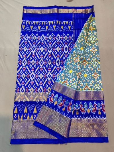 PUSNIDSS5A09NDCD27- Ikat silk saree