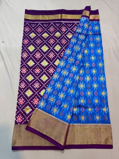 PUSNIDSS5A09NDCD28- Ikat silk saree