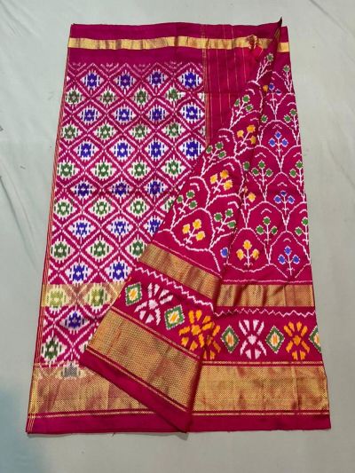 PUSNIDSS5A09NDCD29- Ikat silk saree