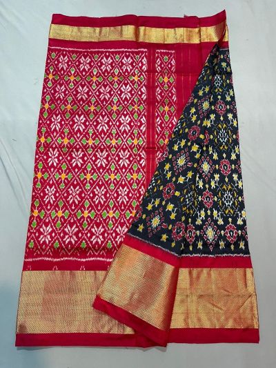 PUSNIDSS5A09NDCD30- Ikat silk saree
