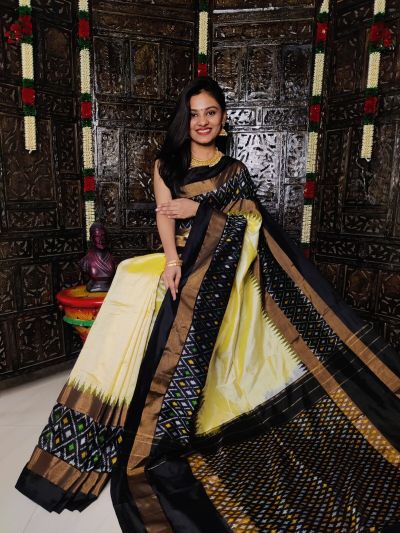 PALUIDSS5Y03TSDC05- Ikat silk saree