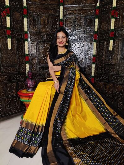 PALUIDSS5Y03TSDC08- Ikat silk saree