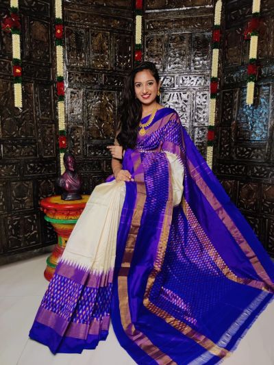 PALUIDSS5Y03TSDC11- Ikat silk saree