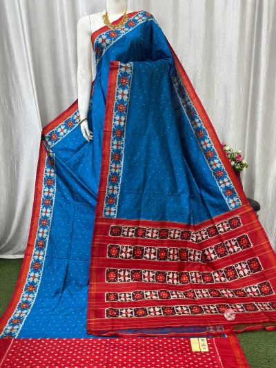 PASKIDSS5Y03BSCD01- Ikat silk saree