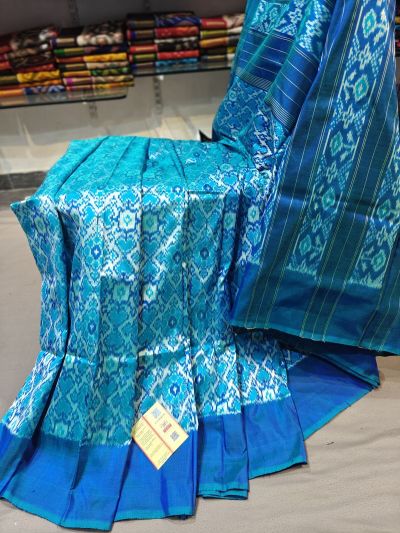 PGMRIDSS5Y02BXCC01- Ikat silk saree