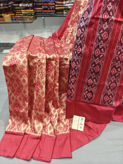 PGMRIDSS5Y02BXCC06- Ikat silk saree