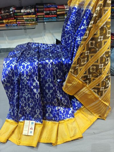 PGMRIDSS5Y02BXCC11- Ikat silk saree
