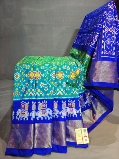 PGMRIDSS5Y06BBDC04- Ikat silk saree