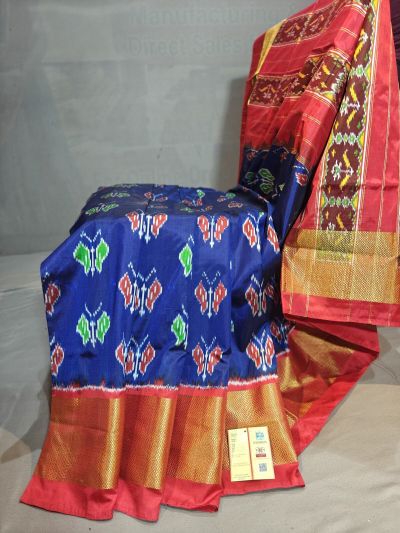 PGMRIDSS5Y06BBDC10- Ikat silk saree
