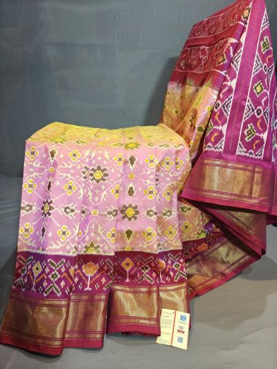 PGMRIDSS5Y06BBDC12- Ikat silk saree