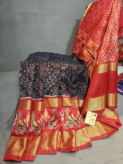 PGMRIDSS5Y06BBDC17- Ikat silk saree