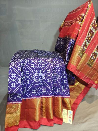 PGMRIDSS5Y06BBDC20- Ikat silk saree