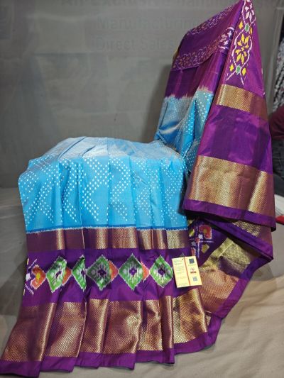 PGMRIDSS5Y06BBDC22- Ikat silk saree