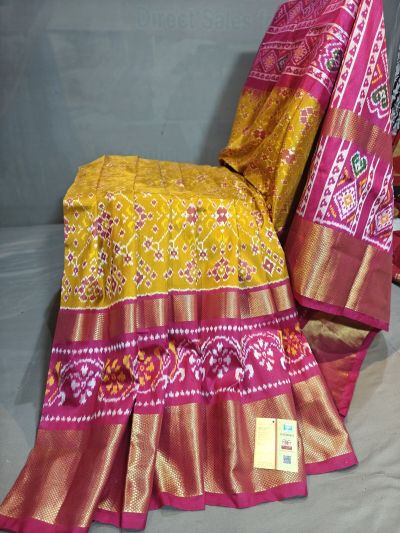 PGMRIDSS5Y06BBDC24- Ikat silk saree