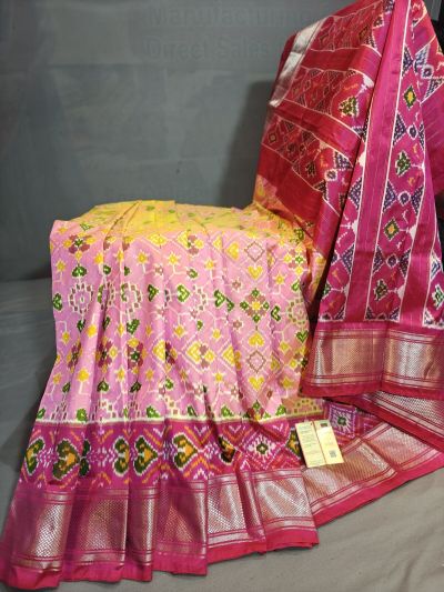 PGMRIDSS5Y06BBDC26- Ikat silk saree