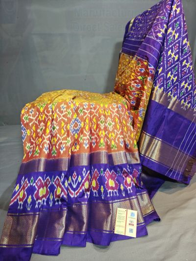 PGMRIDSS5Y06BBDC28- Ikat silk saree