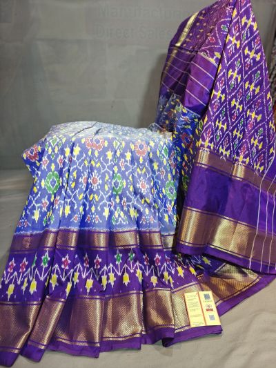 PGMRIDSS5Y06BBDC32- Ikat silk saree