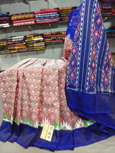 PGMRIDSS5Y06BICD09- Ikat silk saree