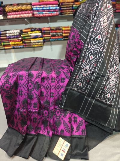 PGMRIDSS5Y06BICD13- Ikat silk saree