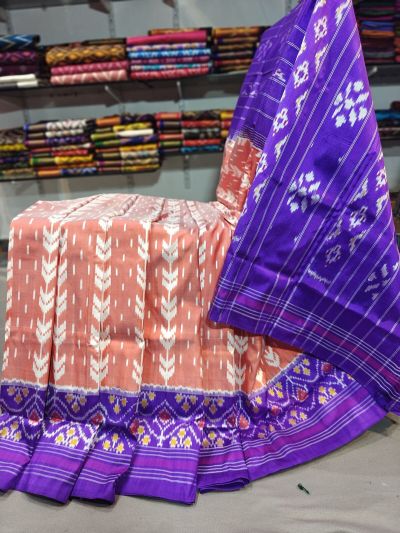 PGMRIDSS5Y06BICD20- Ikat silk saree