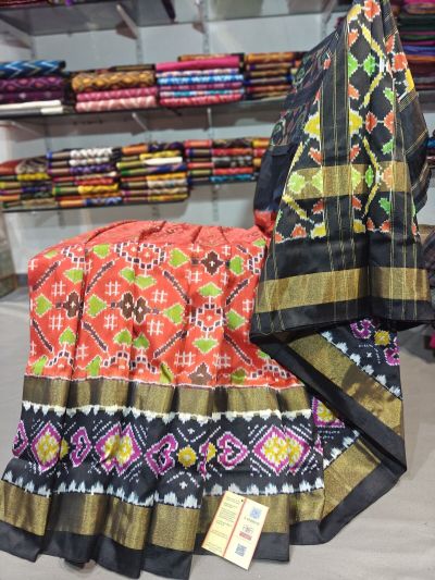 PGMRIDSS5Y06BICD21- Ikat silk saree