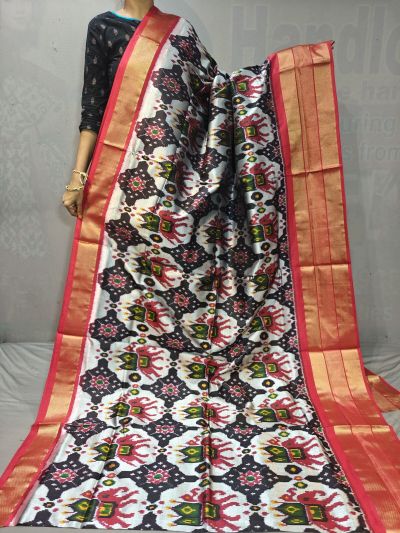 PGMRIDSS5Y06NIDC01- Ikat silk saree