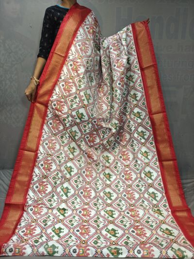 PGMRIDSS5Y06NIDC02- Ikat silk saree