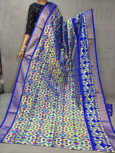 PGMRIDSS5Y06NIDC03- Ikat silk saree