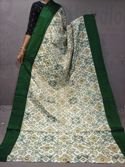 PGMRIDSS5Y06NIDC08- Ikat silk saree