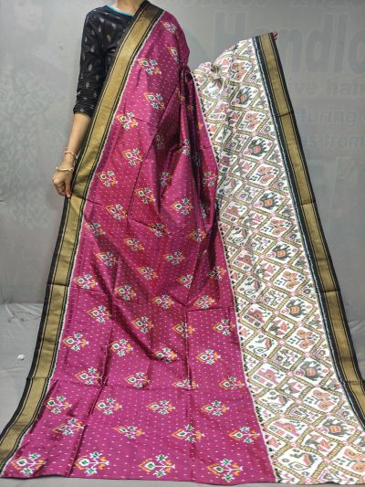 PGMRIDSS5Y06NIDC11- Ikat silk saree