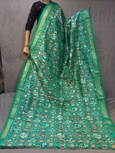 PGMRIDSS5Y06NIDC12- Ikat silk saree