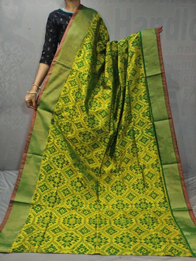 PGMRIDSS5Y06NIDC14- Ikat silk saree