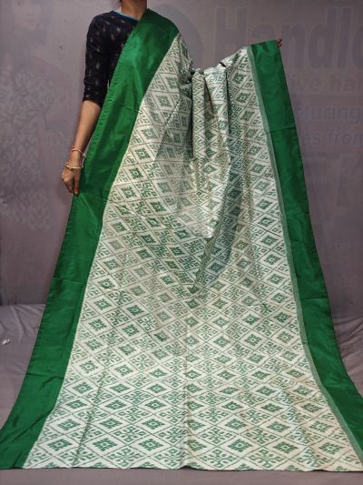 PGMRIDSS5Y06NIDC18- Ikat silk saree