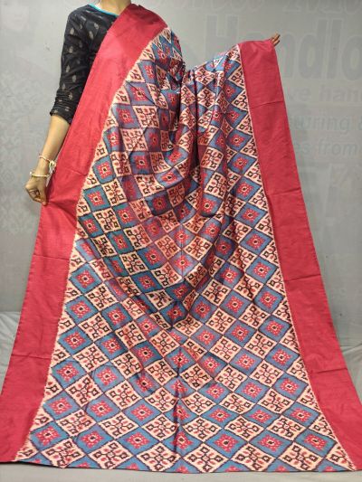 PGMRIDSS5Y06NIDC19- Ikat silk saree