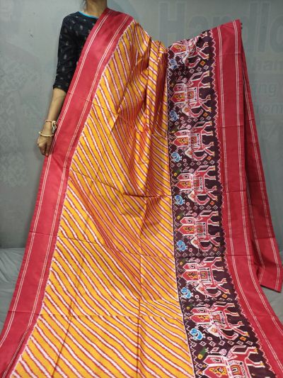 PGMRIDSS5Y06NIDC20- Ikat silk saree