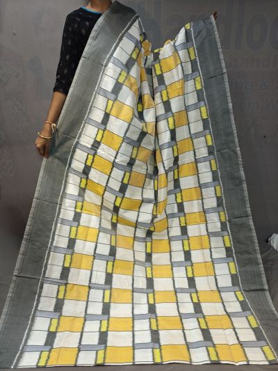 PGMRIDSS5Y06NIDC21- Ikat silk saree