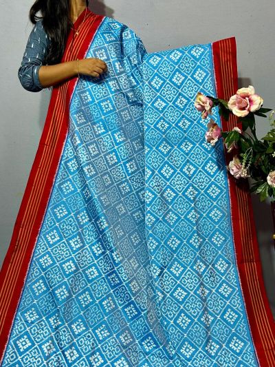 PKISIDSS5A30BECC39- Ikat silk saree