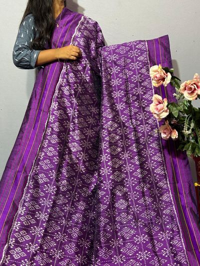 PKISIDSS5A30BECC42- Ikat silk saree
