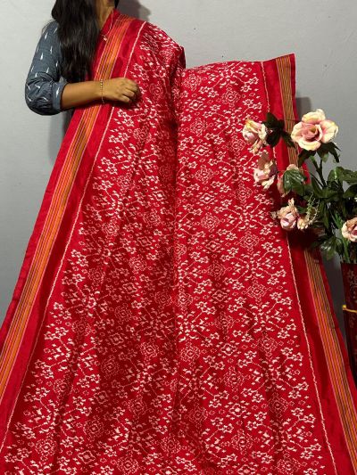 PKISIDSS5A30BECC44- Ikat silk saree