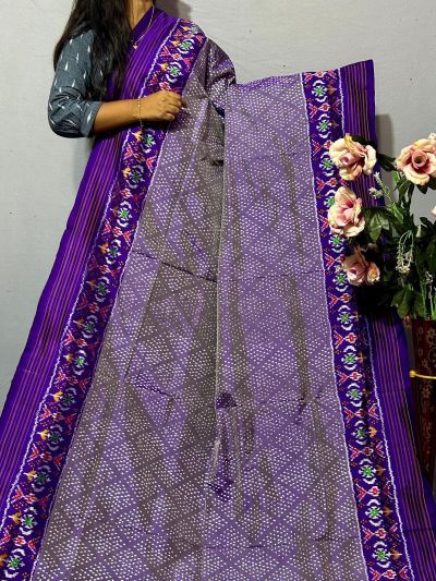 PKISIDSS5A30BECC45- Ikat silk saree